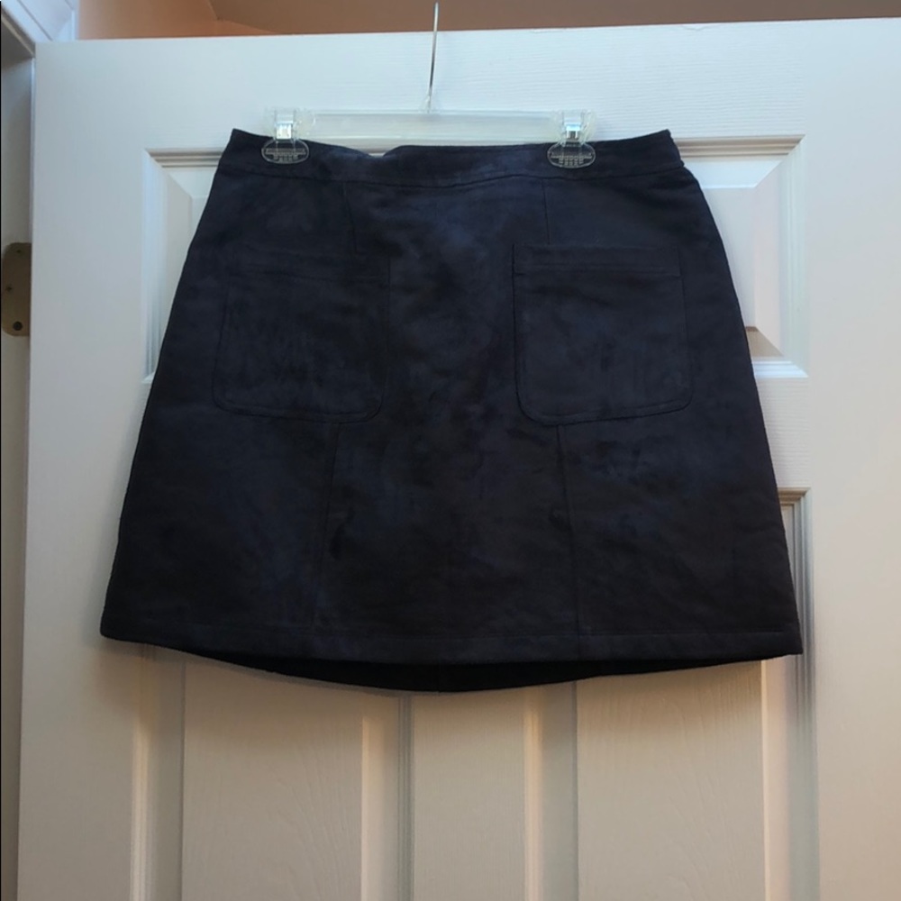 Suede Old Navy Dark Gray Skirt